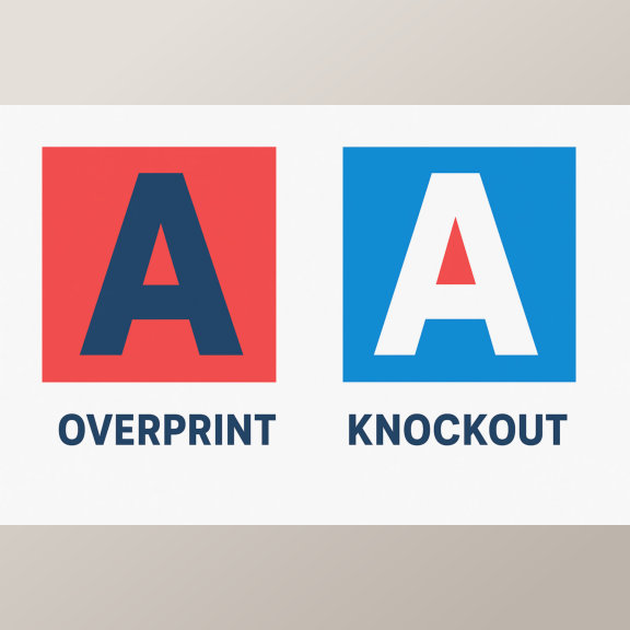 Knokout and overprinting john printing